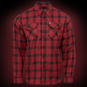 Dixxon Men's Medium Slipknot Red And Black Flannel New In Bag With Tag